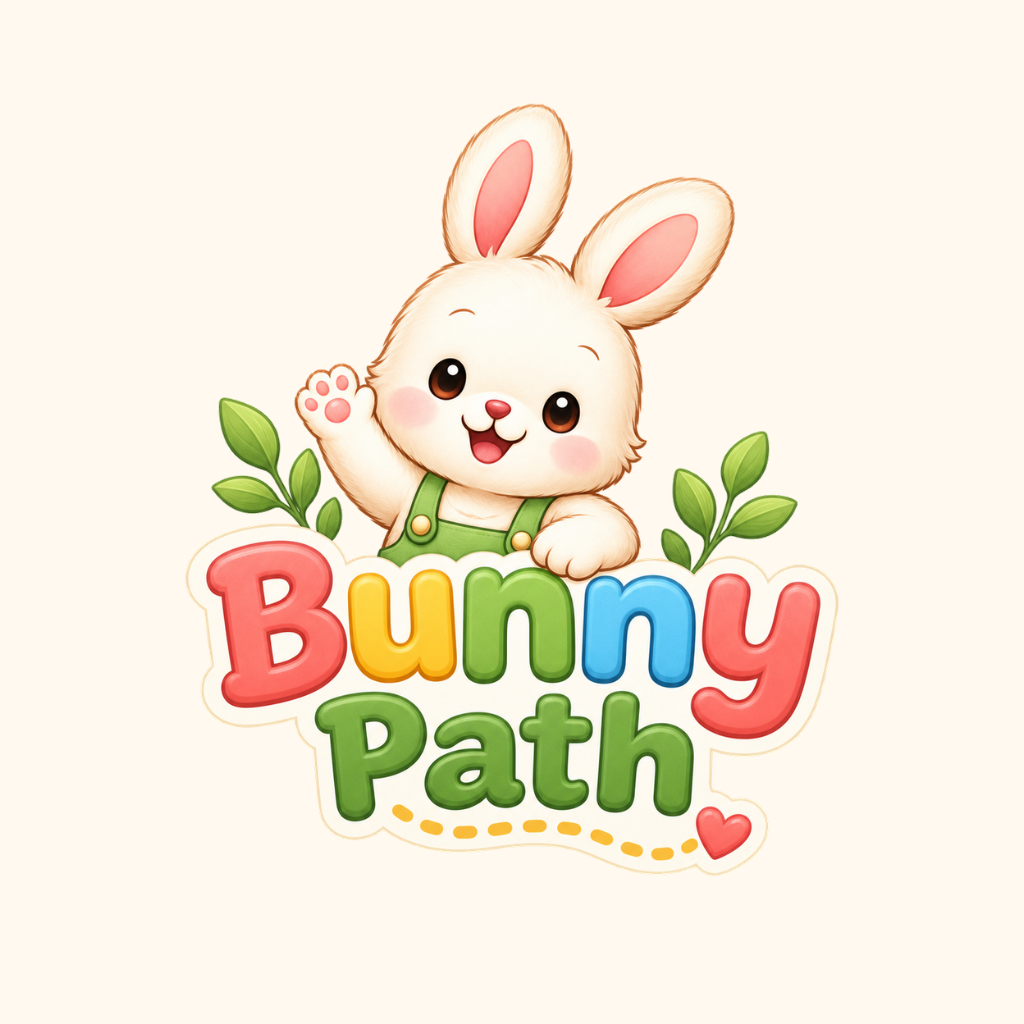 Bunny Path full-color logo on cream